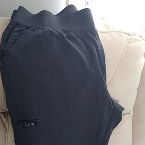 Koi Stretch Scrub Pants, yoga waistband